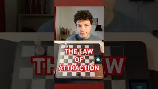 The Law of Attraction! Get a discount on this board with code PIETRO10 #chess #endgame #chesspuzzle
