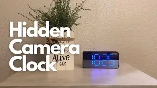 Jukllezan 4K Hidden Camera Clock