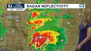 April 27, 2024 Tornado Outbreak KTEN Coverage Part 1