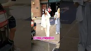 Megan Fox Stops To Take A Selfie With A Fan While Leaving Her Hotel In New York, NY