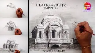 Vizianagaram | The Western gate of the fort | Black and White art