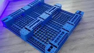 Three Runner Logistics Pallet 4-Way Plastic Pallet