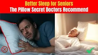 Seniors over 60, Try This Pillow Trick That Improves Sleep Quality | Senior Health | Health Tips