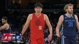 Yang Hansen full highlights vs. Memphis Grizzlies - 4 Points, 5 Rebounds