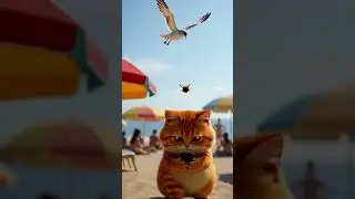 44.Ai cat | Ginger Cat | Get off your phone | Ai Animal |AI Animals Accident #zoo #funny #cute