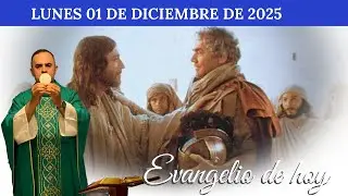 Evangelio de Hoy Lunes 01 Diciembre 2025, Padre Pedro Cristo Flores Reyes  San Mateo  8,5-11