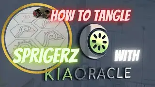 Brenda Campbell's SPRIGERZ: a magic SNAP how-to tangle step out tutorial by Anne Toth with NZ birds