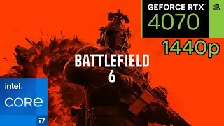 Battlefield 6 - i7-13700H - 16GB RAM - RTX 4070 - 1440p