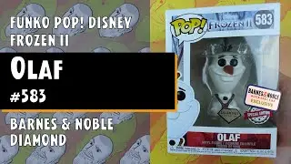 Funko Pop Disney: Frozen II - Olaf - #583 - Barnes and Noble - Diamond // Just One Pop Showcase