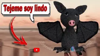 Amigurumi Murciélago tejido a crochet