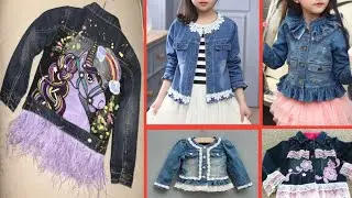 Jeans Jacket Design for Baby girl#kids#Denim Jacket for girls#jacket collection#outfit ideas