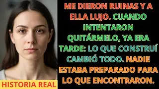 Me dieron una casa en ruinas… y cuando quise defenderla, mi familia me la quitó