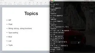 Python tutorials - 3 (Data types) part - 1