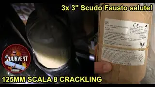 125mm Scala 8 - Del Vicario + 3x 75mm Salute - Scudo Fausto