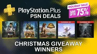 PLAYSTATION PLUS PSN DEALS - PSN Holiday Sale Christmas Giveaway Winners - PS PLUS JANUARY 2022