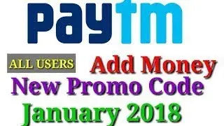 Paytm January 2018 || 75₹ add money promo code, Paytm January add money promo code