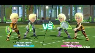 Ryuka vs. Ryuga | Nintendo Switch Sports Tennis Duel | - Full HD #BorrianPrinceMii #NintendoSwitch