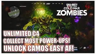 COLD WAR ZOMBIE GLITCHES: TRUE UNLIMITED C4 GLITCH, NO BS! (CRAZY XP GLITCH)