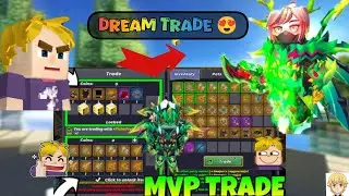 HOW TO GET RICH TRADES 🤑💵💲 IN BLOCKMANGO SKYBLOCK 🤗 #blockmango #skyblock 