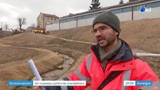 CC Loire-Semène et commune de Saint-Just-Malmont - Un ruisseau contre les inondations