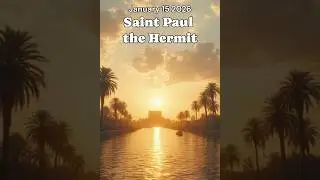 Saint Paul the Hermit #SaintOfTheDay January 15 2026