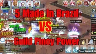 Ragnarok Mobile: Invadindo castelo da PinoyPower em 5 (Full PVP)