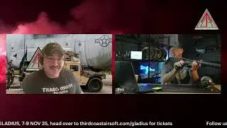 TCA Zmonster and Rich from Wolverine Airsoft discussing upcoming projects
