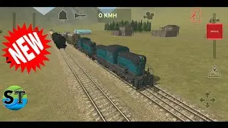 Train and rail yard simulator #1 - Coupling Cars GamePlay