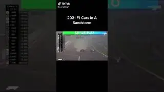 2021 F1 Cars Caught in a Sandstorm during 2021 Testing