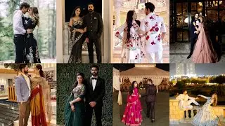 Couple Party' wear outfit photos ✨ posses Ideas Trending Dress photoshoot poses Idea 