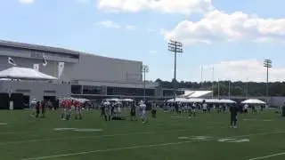 Geno Smith throws, Jets camp Day 6