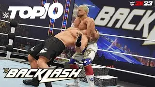 WWE 2K23: Backlash 2023 TOP 10 Predictions!