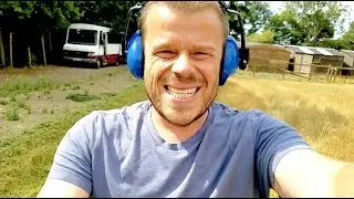 FIXING MOWER & CUTTING FIRST FIELD. // WF Ep3