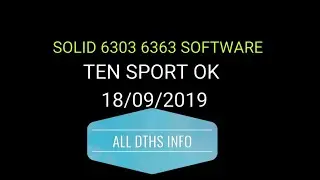 SOLID 6363-6303 NEW USB SOFTWARE UPDATE