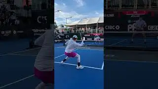 Sending them far out and unreachable 🙌🏼 #pickleball #athlete #sports #explore #shorts