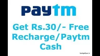 Paytm New Promo Code Free Rs.30 Mobile Recharge