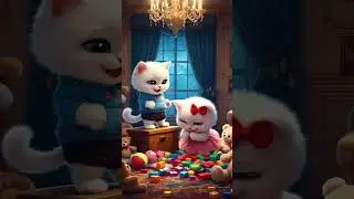 Kitten Kids Escape the Evil Cat Babysitter 😱🐱 | AI Animated Story #aigenerated #aishortfilm #aistory