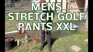 Pudolla Men's Stretch Golf Sweatpants, XXL Fit,  pros and cons