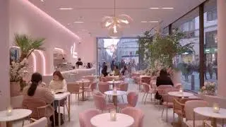 Calm & Elegant Cafe Background Music for Relax, Focus & Study 🌸📖 | Cafe Note Ambience