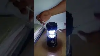 ( #Shopee ) Solar Rechargeable camping lantern w/ flashlight #shorts #solar #flashlight