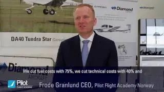 Flight Academies speaking about the benefits of operating Diamond Aircraft planes