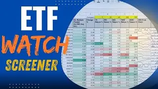 Find Your Best ETF  With Google Sheet✅Automated #stockmarket
