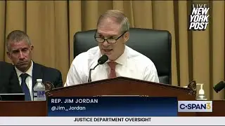 Jim Jordan accuses Garland of overseeing &lsquo;two standards of justice&rsquo; at hearing