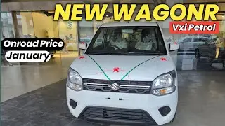 2026 Maruti WAGONR Vxi petrol Onroad price MEERUT