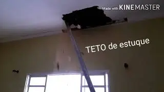 FORRO de gesso no lugar do estuque.
