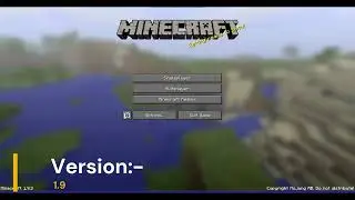 Minecraft Title Screen Evolution