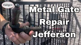 Metal Privacy Gate Hinge Repair and Maintenance Jefferson Ga - Habpro