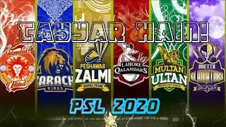 Tayyar Hain    PSL 2020 Song
