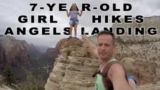 Hiking Angels Landing With 3, 7, & 9-Year-Old Kids!!!