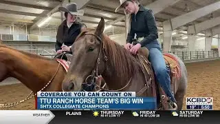 TTU Ranch Horse Team is the Stock Horse of Texas Collegiate Champions